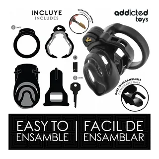 Cage Pénis Verrouillage Éternel Addicted Toys Locked - accessoires fournis