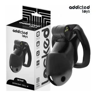 Mindnight Cell Cage Pénis Addicted Toys Locked - détail de la texture - Blanc