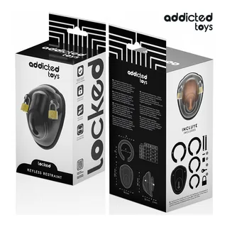 Cage de Chastete Coquille Addicted Toys - avec sa base