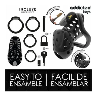 Cage de Chasteté Enchaînée Addicted Toys - détail de la texture