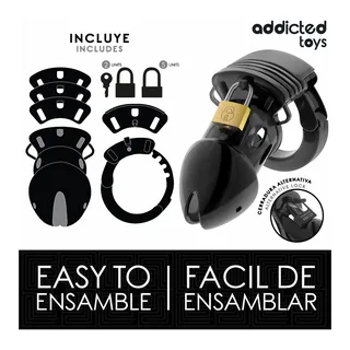 Cage de Chasteté Réglable Addicted Toys - accessoires fournis