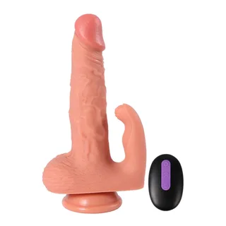 Hayden Dildo Stimulateur Clitoris Shequ - vue en gros plan
