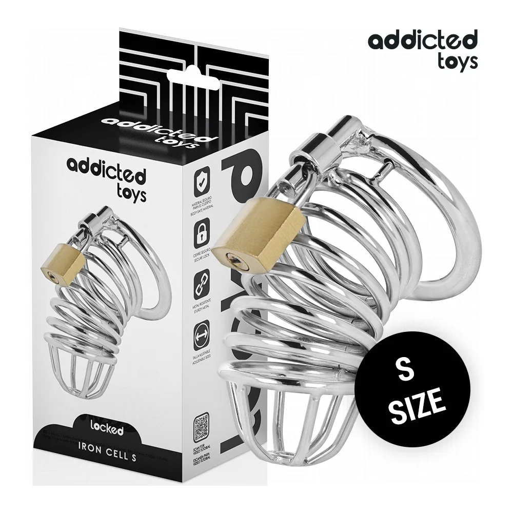 Cage Pénis Métal Iron Addicted Toys Locked