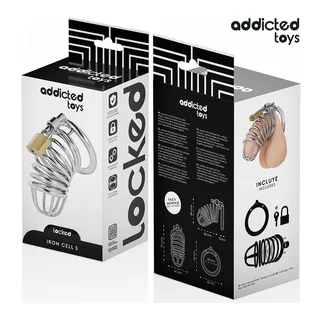 Cage Pénis Métal Iron Addicted Toys Locked - accessoires fournis