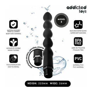 Nettoyeur Anal Adaptateur Universel Modèle 6 Addicted Toys vue 4