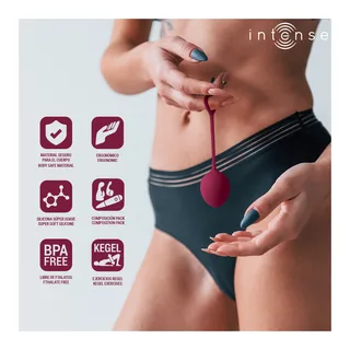 Charli Kit Boules Kegel Intense - accessoires fournis - Rouge