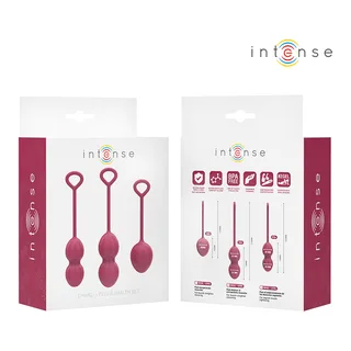 Charli Kit Boules Kegel Intense - avec son échelle de taille - Rouge