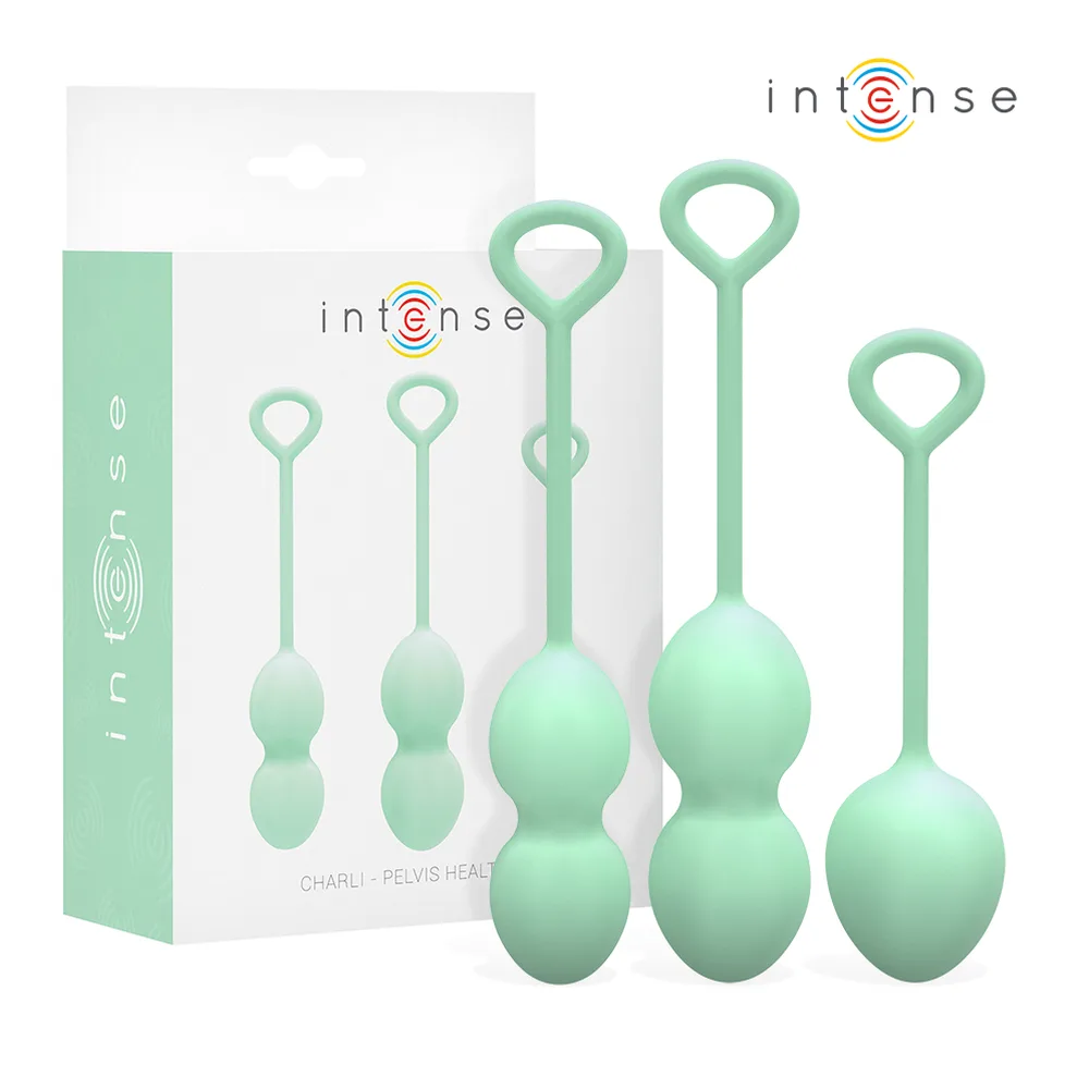 Charli Kit Boules Kegel Intense - avec sa base - Vert
