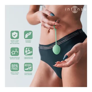 Charli Kit Boules Kegel Intense - détail de la texture - Vert