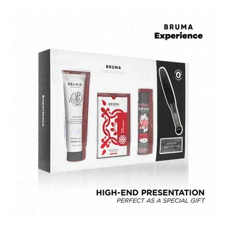 Kit Tentation Fraise avec amplificateur d'orgasme Bruma - avec sa base