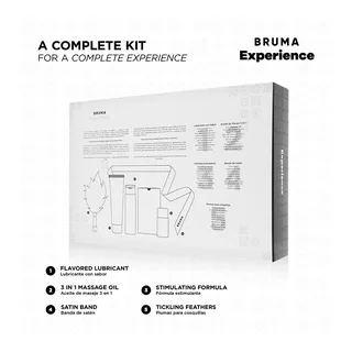 Kit Tentation Fraise avec amplificateur d'orgasme Bruma - accessoires fournis