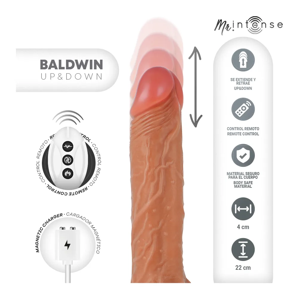 Trois vibromasseurs réalistes en silicone chair avec veines, tête rouge rosé, base ventouse, présentés de face et profil sur fond blanc