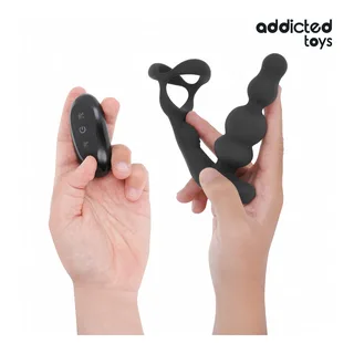 Masseur Prostate Rotatif Télécommande Addicted Toys - accessoires fournis