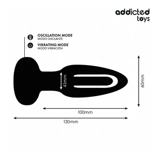 Plug Anal Langue Vibrante Addicted Toys vue 5