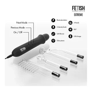 Wand Electrostimulation Fetish Submissive - avec son échelle de taille