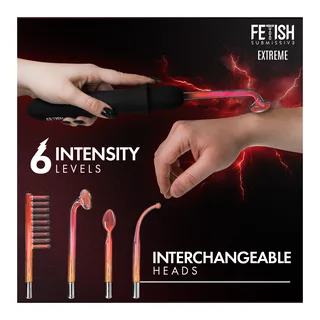 Wand Electrostimulation Fetish Submissive - accessoires fournis