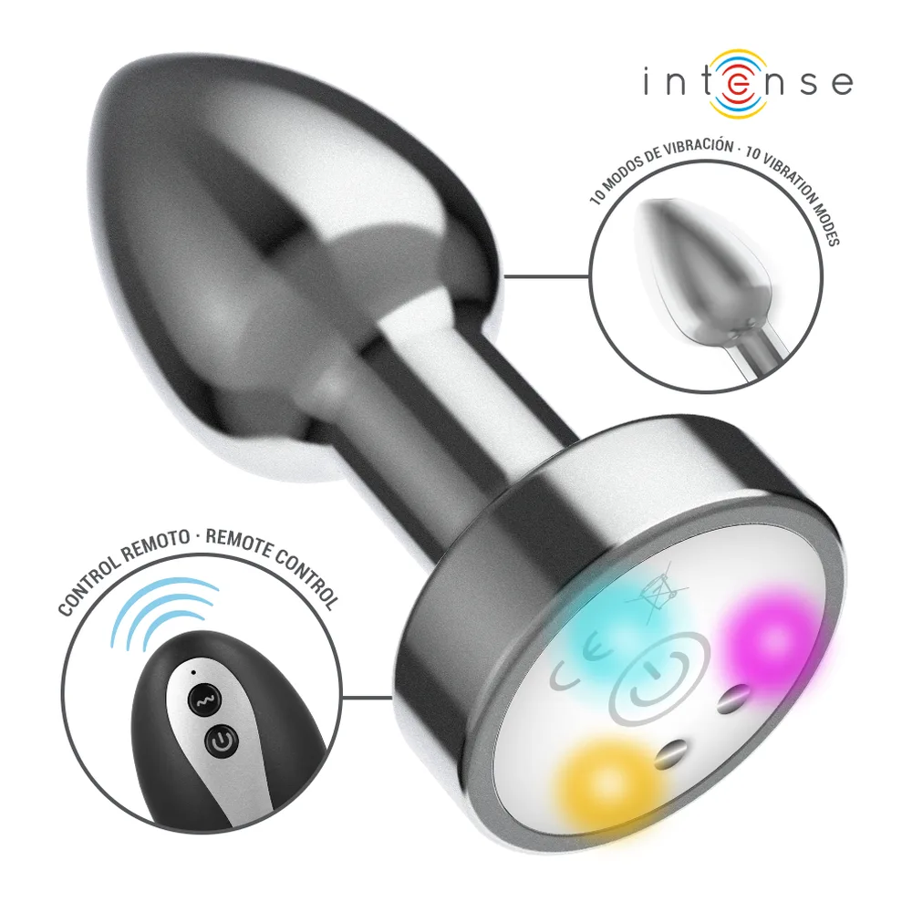 Plug Anal Vibrant Métal Intense