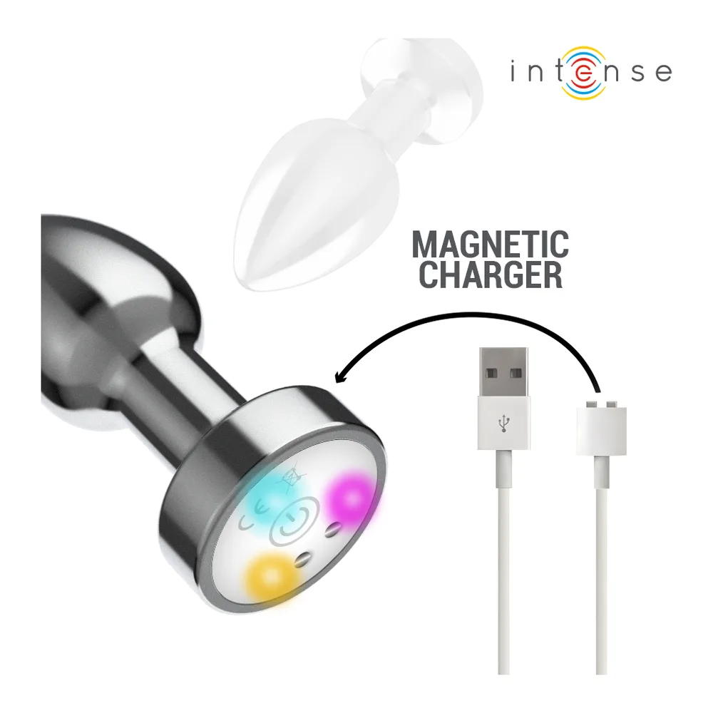 Plug Anal Vibrant Métal Intense - accessoires fournis