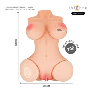 Masturbateur Vero Torso Vagina Effets Intense Deep Touch vue 7