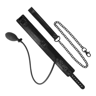 Collier Gonflable avec Chaine Fetish Submissive vue 2