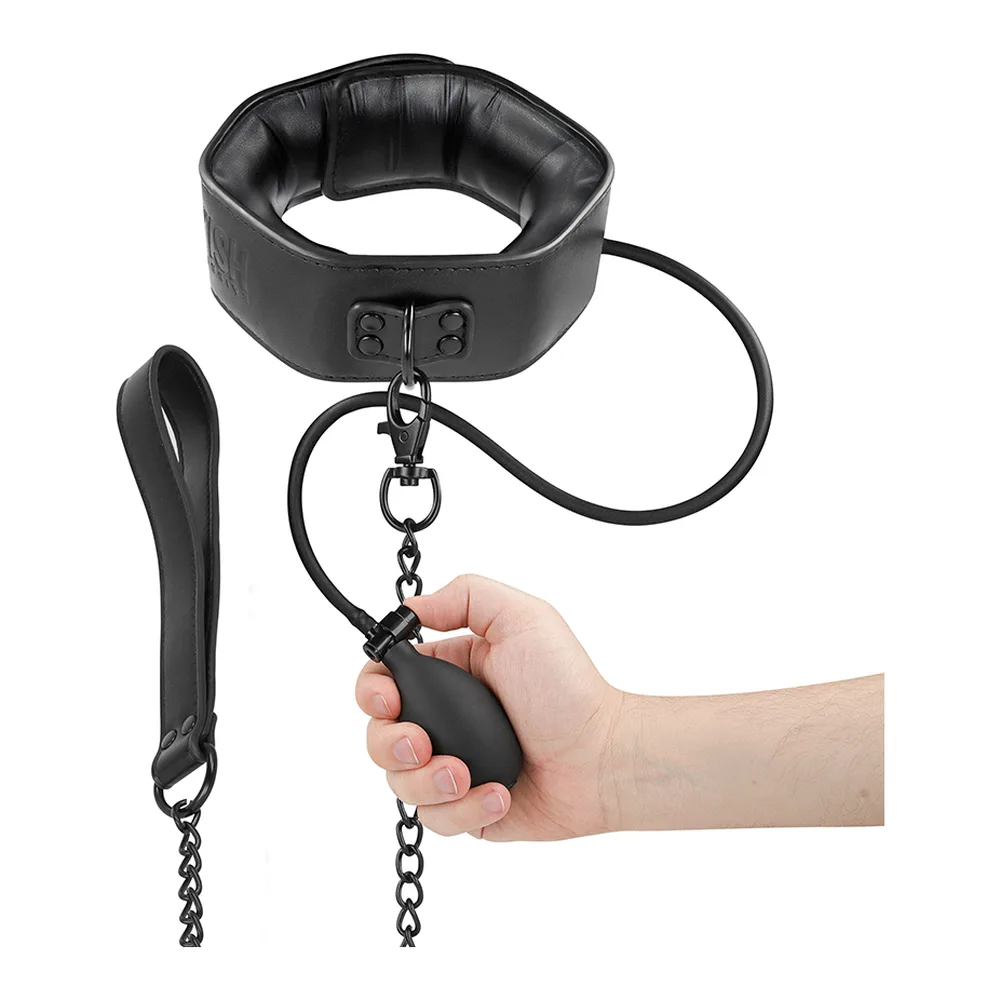 Collier Gonflable avec Chaine Fetish Submissive vue 8