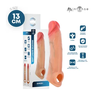 Simon Protection Pénale Silicone 13 Mr Intense - avec sa base