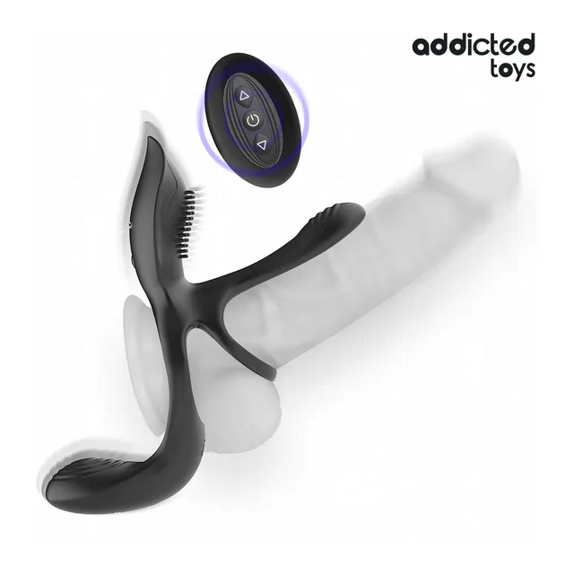 Anneau Double avec Stimulateur Clitoridien