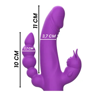 Vibromasseur Silicone Casanova Rabbit Intense vue 4