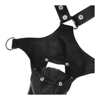 Harnais Cuir Écologique Forme Fetish Submissive Attitude vue 5