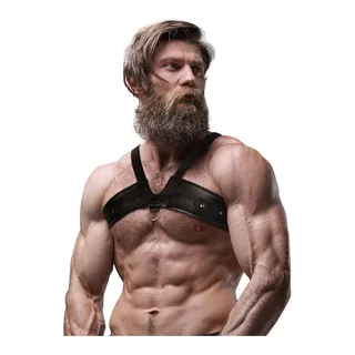 Harnais Poitrine Éco-cuir Hommes Brigade vue 3