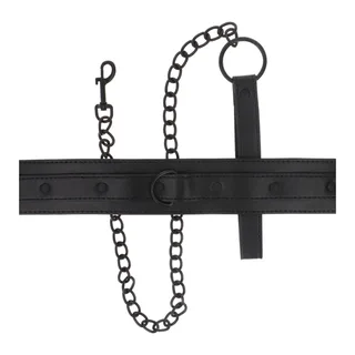 Fetish Collier Cuir Vegan Intense