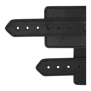 Fetish Menottes Cuir Végétalien Intense - vue de dos