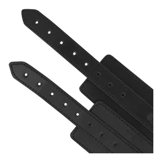 Fetish Chevilles Cuir Végétalien Intense - avec son échelle de taille