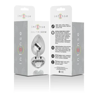 Plug Anal Métal Aluminium Intense - avec sa base