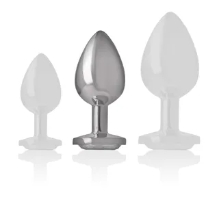Plug Anal Métal Aluminium Intense - avec son échelle de taille