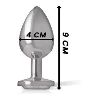 Plug Anal Métal Aluminium Intense - vue de profil