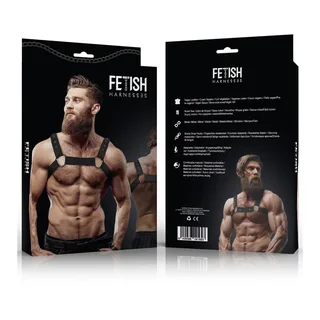 Harnais Sport Réglable Néoprène Fetish Submissive Attitude vue 4