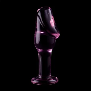 Plug Anal en Verre Modèle 6 Nebula Series By Ibiza - avec sa base