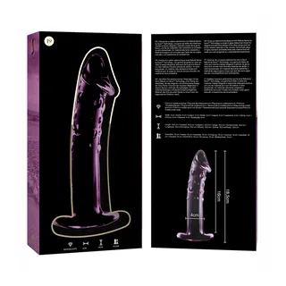 Gode en Verre Borosilicate modèle 19 Nebula Series By Ibiza - détail de la texture