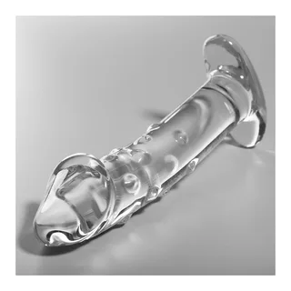 Gode en Verre Borosilicate modèle 19 Nebula Series By Ibiza - avec sa base - Transparent