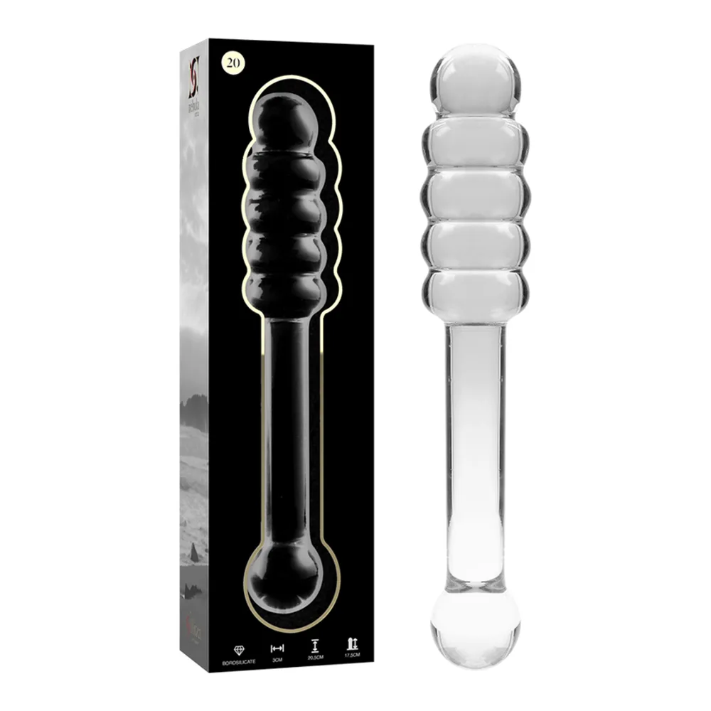 Gode en Verre Modèle 20 Nebula Series By Ibiza - vue de dos - Transparent