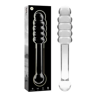 Gode en Verre Modèle 20 Nebula Series By Ibiza - vue de dos - Transparent