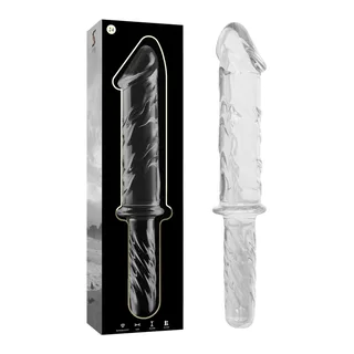 Gode en Verre Borosilicate modèle 24 Nebula Series By Ibiza - avec sa base - Transparent