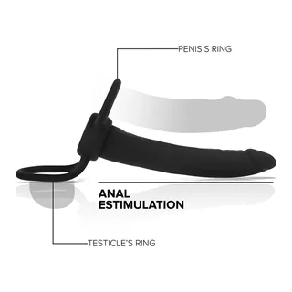 Gode Anal Cobi Onyx Mythology - accessoires fournis