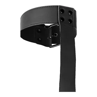 Ensemble Retenue Corps Col Fetish Submissive Bondage - vue de profil