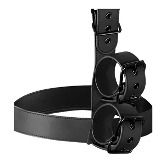 Ensemble Retenue Corps Col Fetish Submissive Bondage - vue de dos