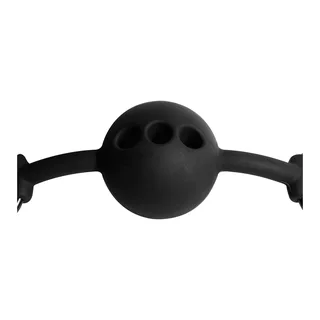 Bâillon Boule Silicone Respirant Fetish Submissive Bondage - vue de dos