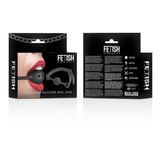 Bâillon Boule Silicone Respirant Fetish Submissive Bondage - avec son échelle de taille
