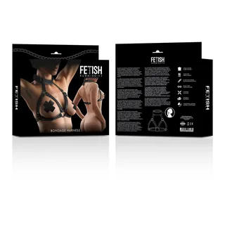 Harnais Poitrine Réglable Fetish Submissive Bondage - accessoires fournis
