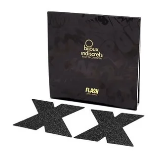Lingerie sexy Indiscrets Flash Cross Nipple Bijoux